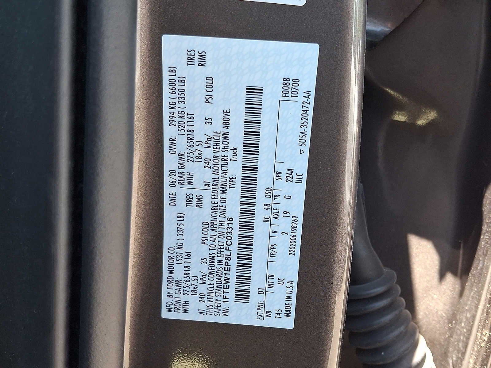 2020 Ford F-150 XLT