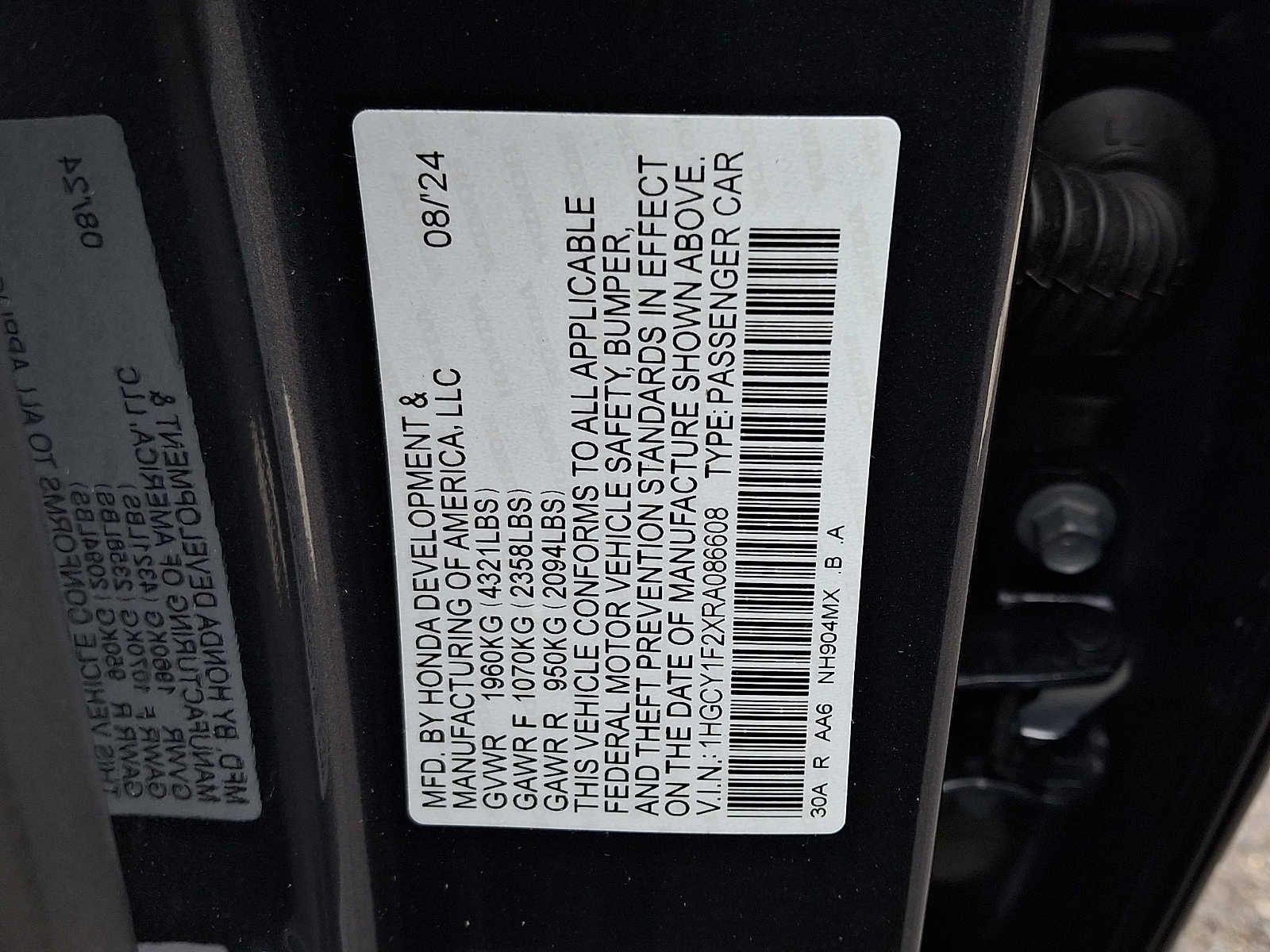 2024 Honda Accord LX