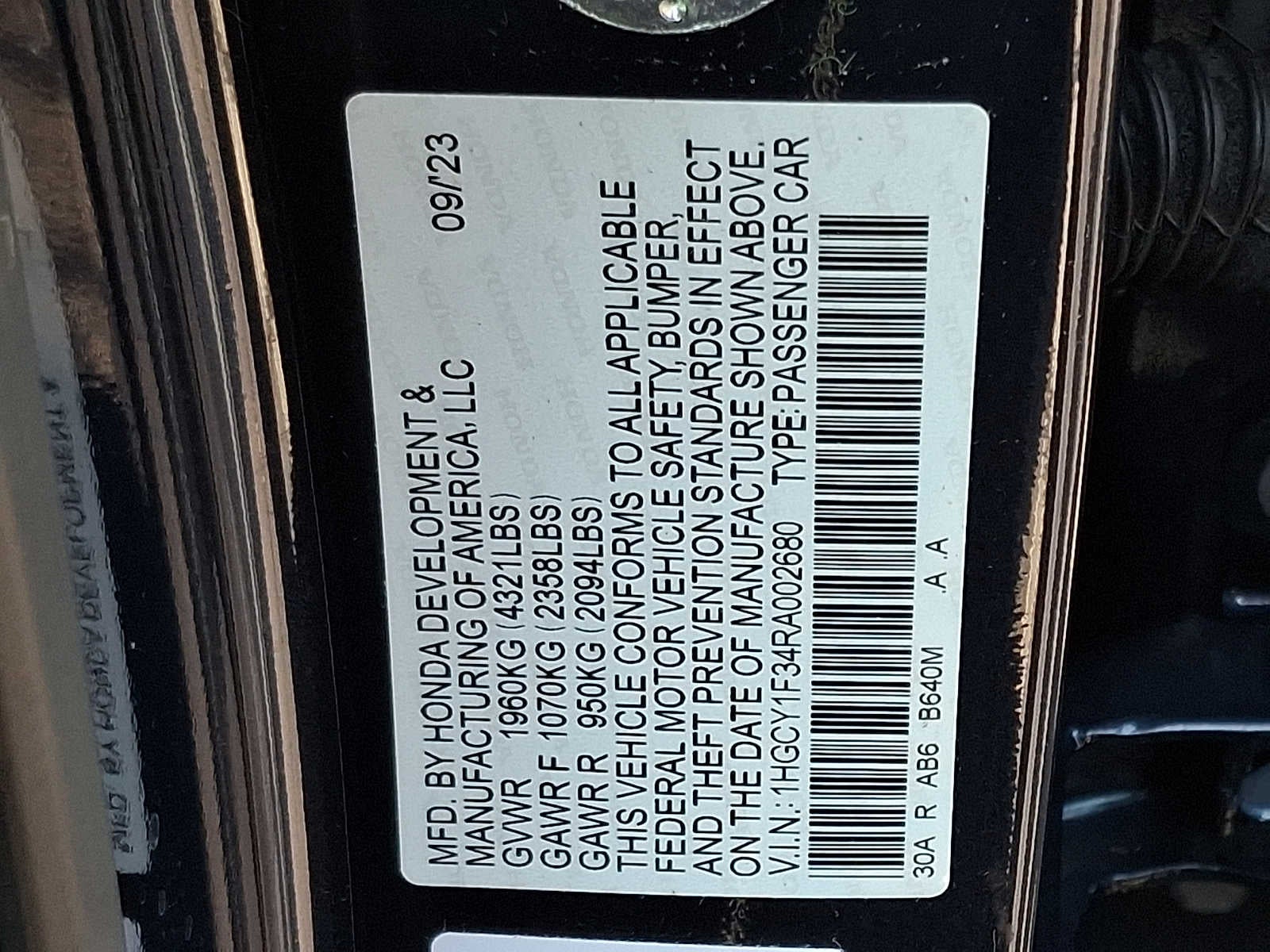 2024 Honda Accord EX