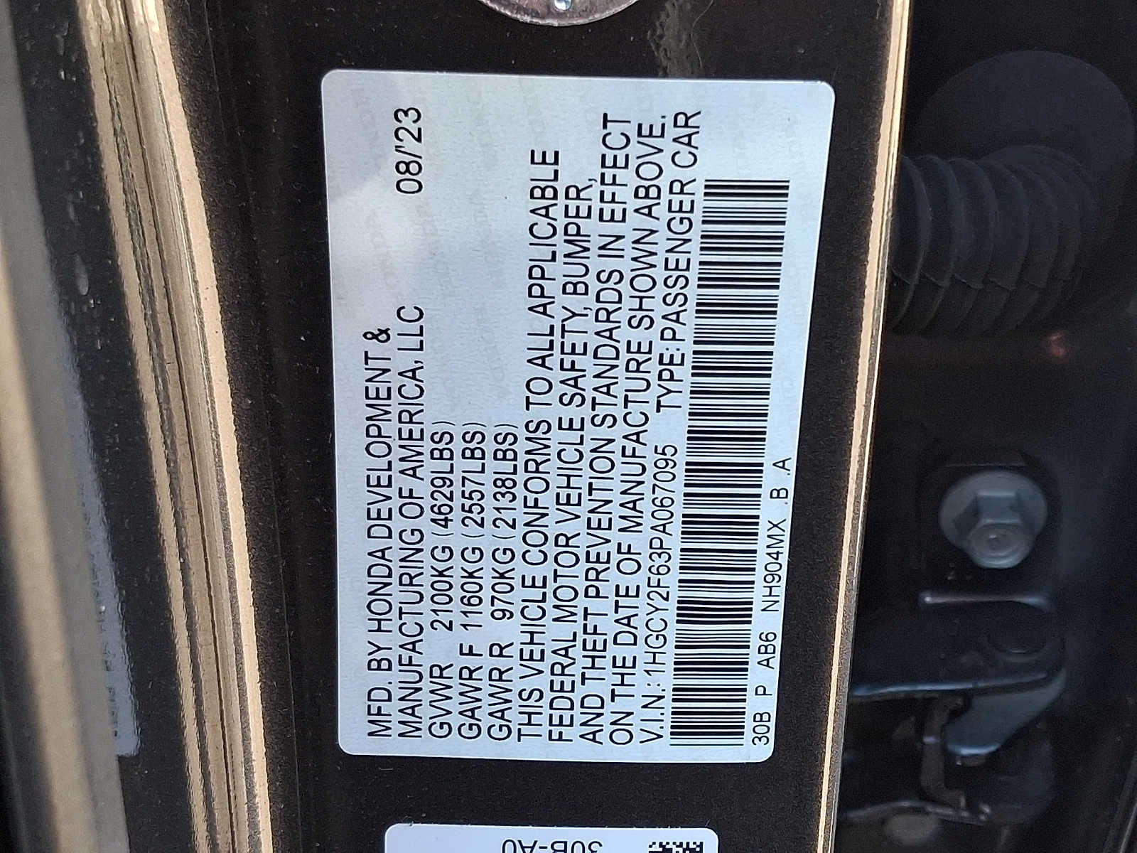 2023 Honda Accord Hybrid EX-L