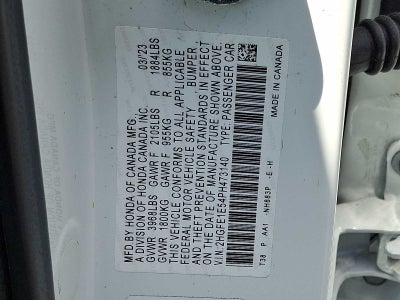 2023 Honda Civic Si Manual