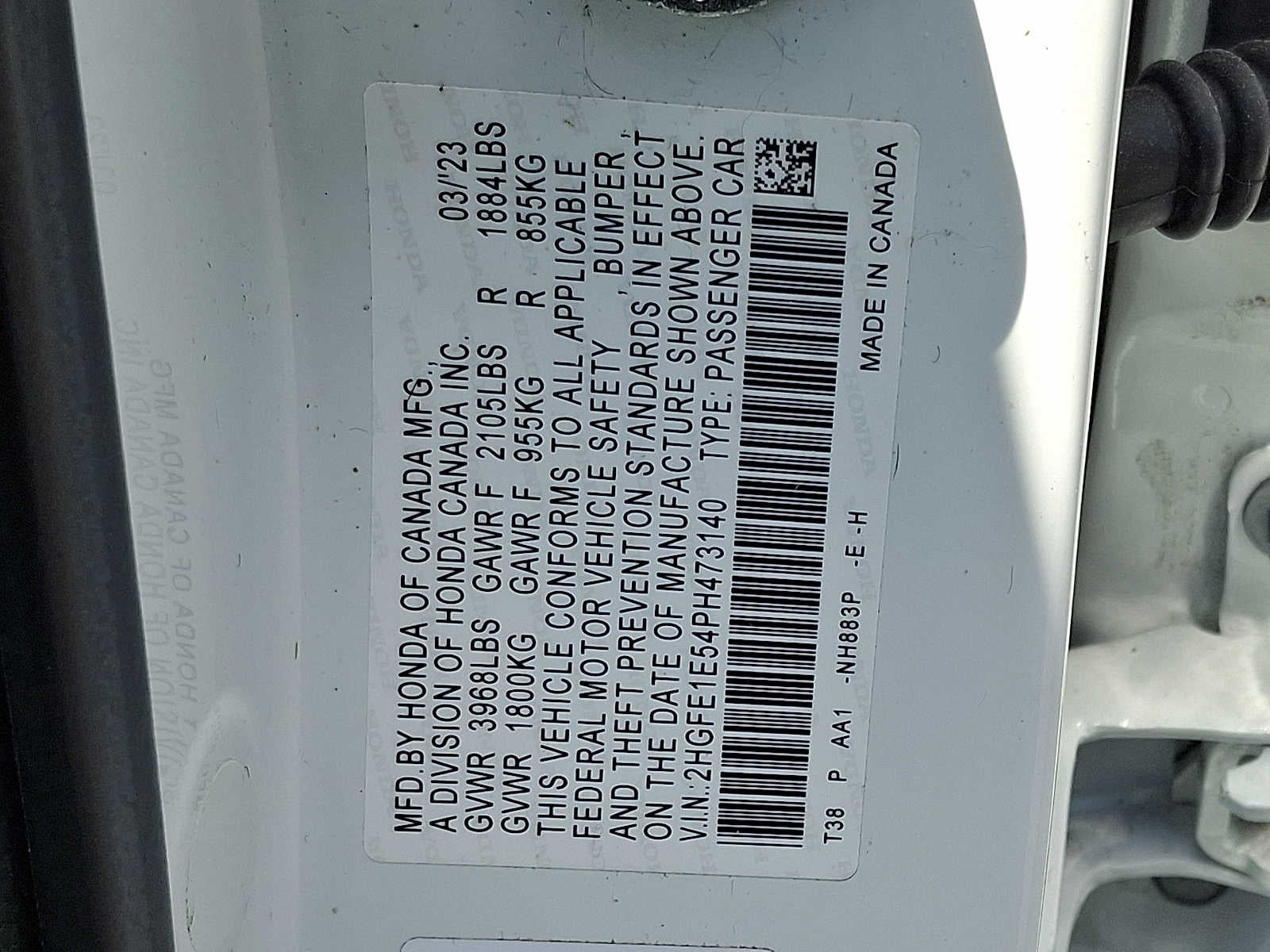 2023 Honda Civic Si Manual