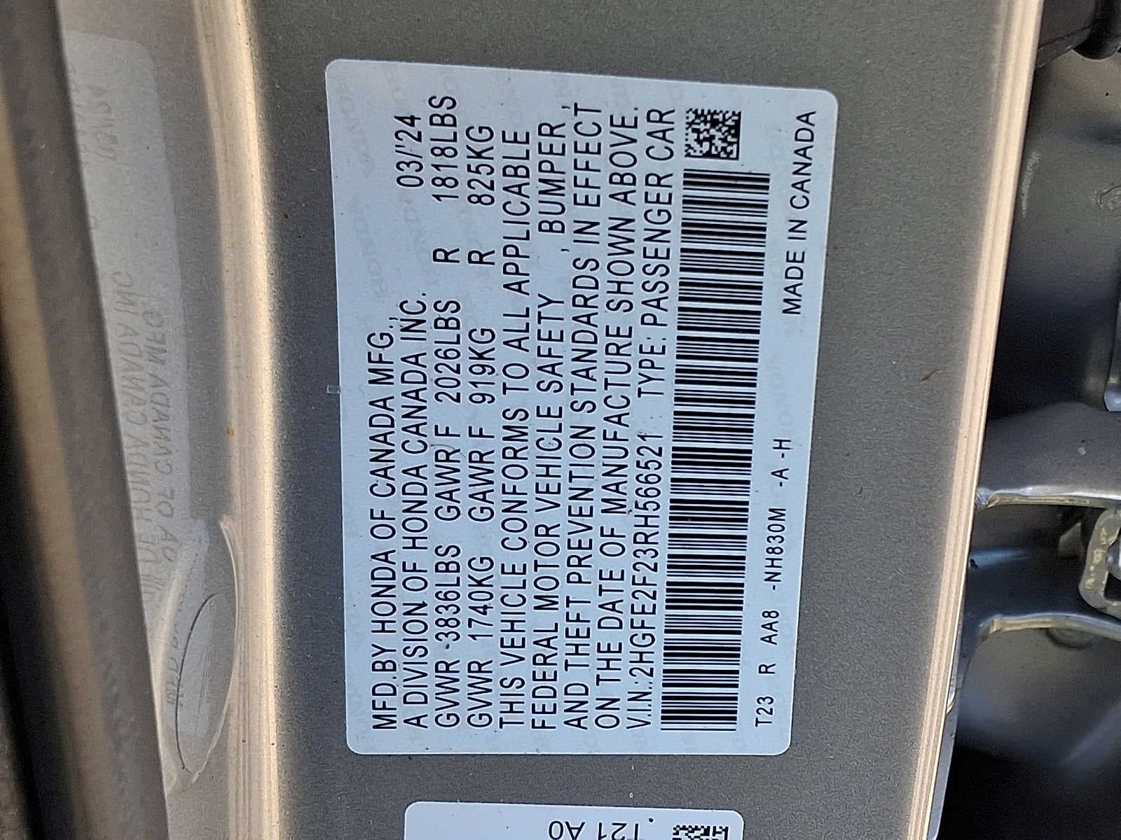 2024 Honda Civic LX