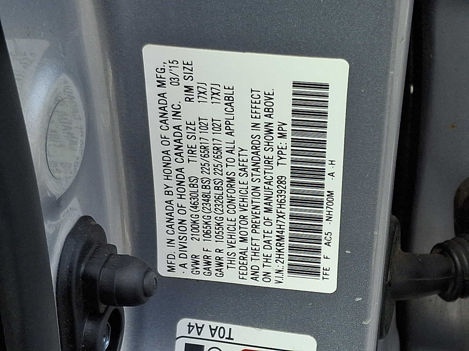 2015 Honda CR-V EX-L