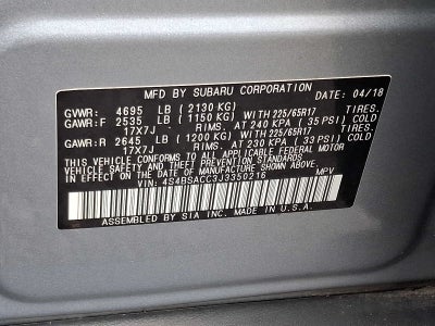 2018 Subaru Outback Premium