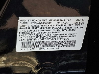 2014 Honda Pilot EX-L