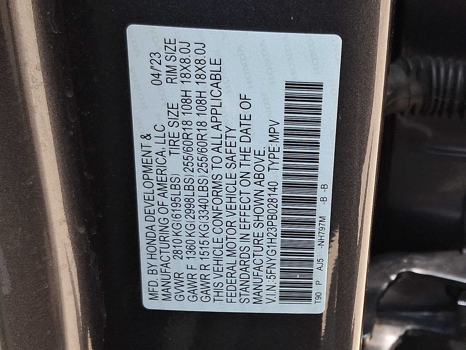 2023 Honda Pilot LX