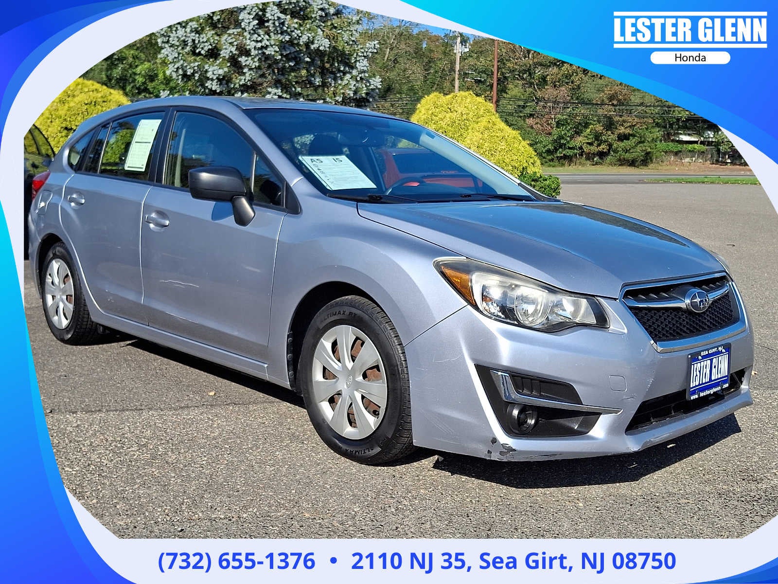2015 Subaru Impreza 2.0I