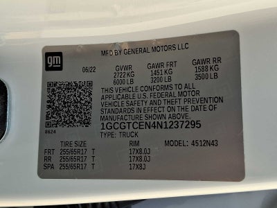 2022 Chevrolet Colorado LT