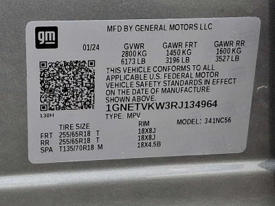 2024 Chevrolet Traverse Limited LT Cloth