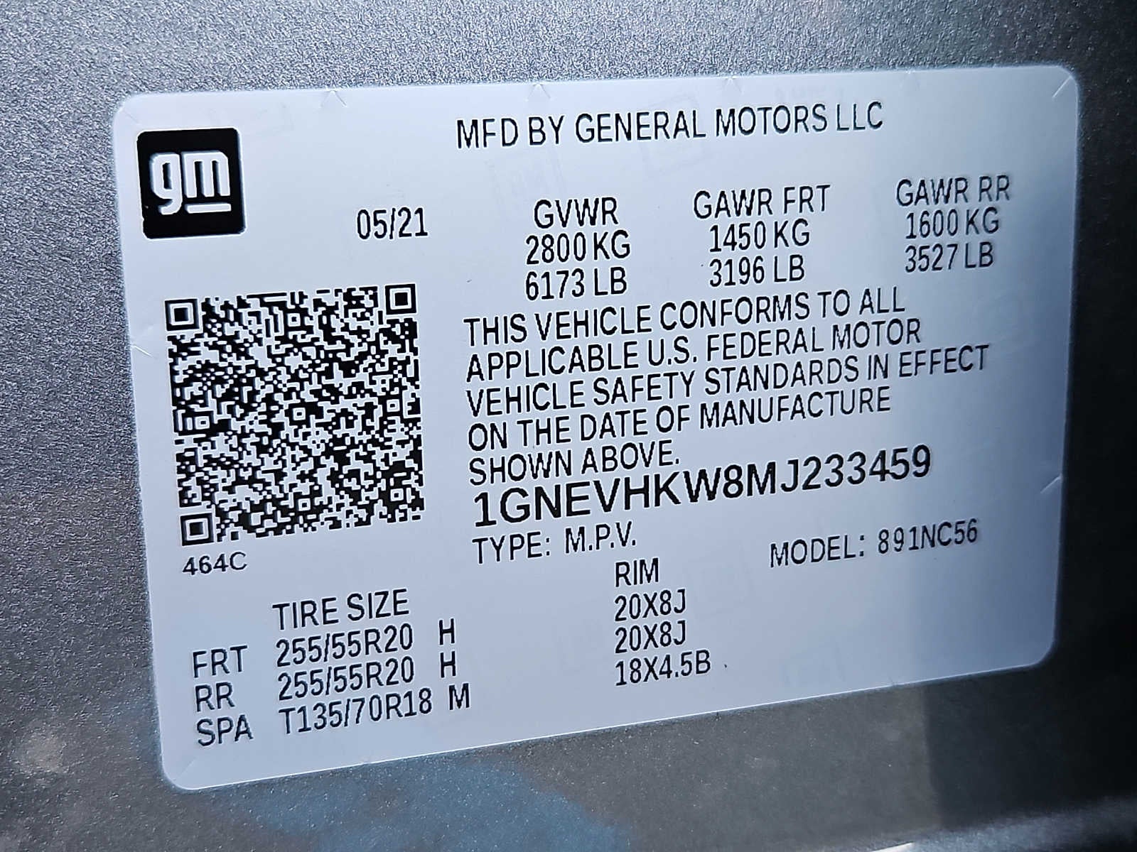 2021 Chevrolet Traverse LT Leather
