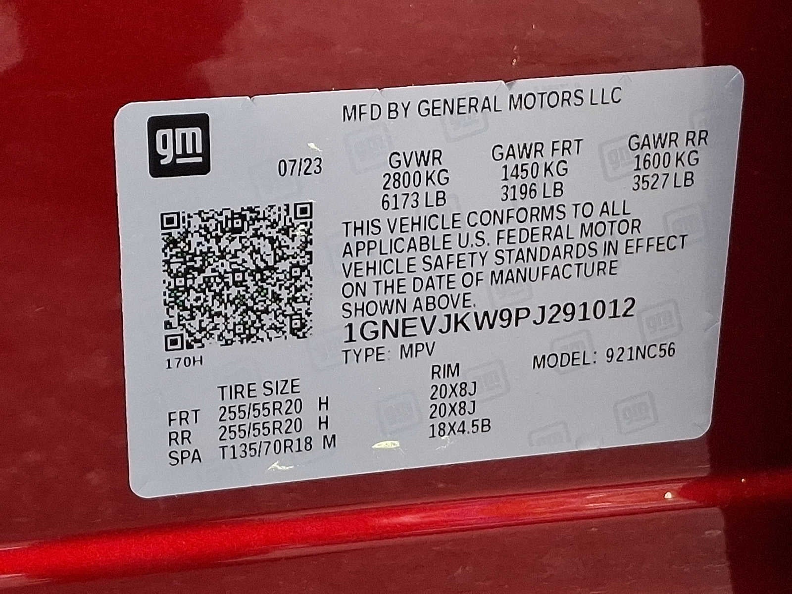 2023 Chevrolet Traverse RS
