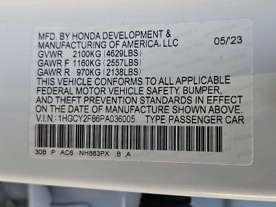 2023 Honda Accord Hybrid Touring