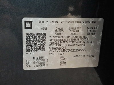 2019 GMC Sierra 1500 Limited Base