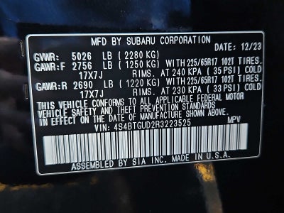 2024 Subaru Outback Wilderness