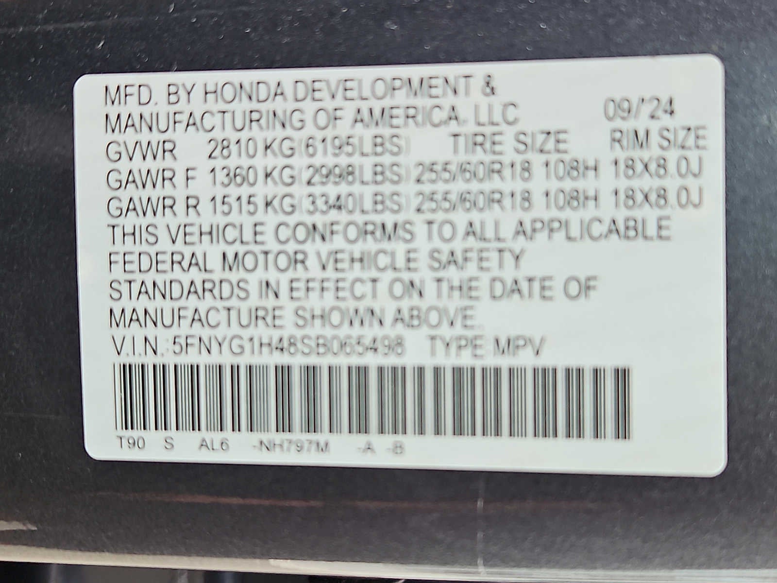 2025 Honda Pilot EX-L