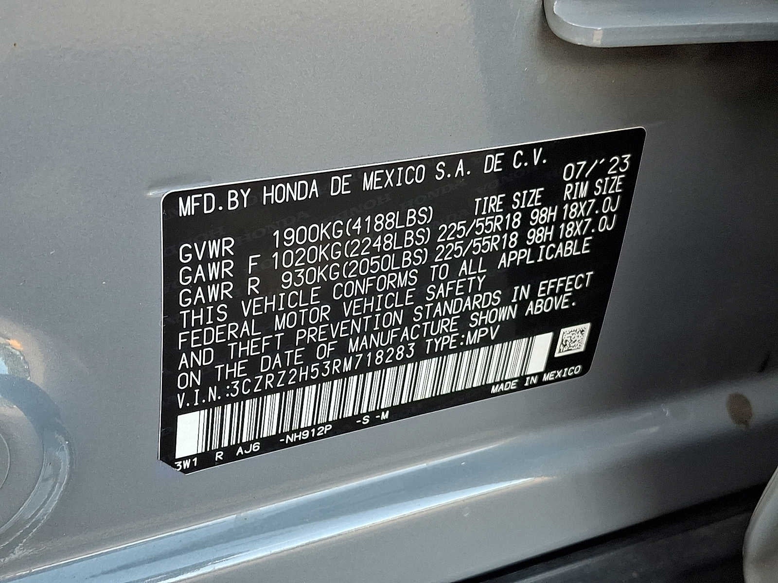 2024 Honda HR-V Sport