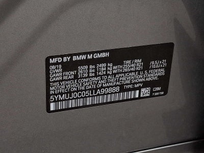 2020 BMW X4 M Sports Activity Vehicle Sports Activity Coupe