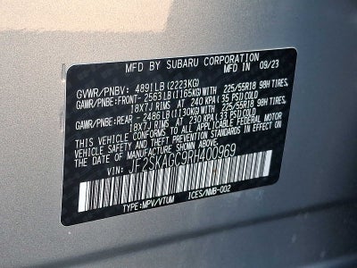 2024 Subaru Forester Sport