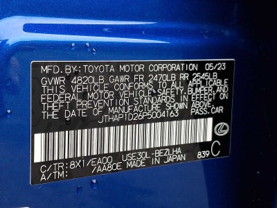 2023 Lexus IS 500 F SPORT Performance Premium