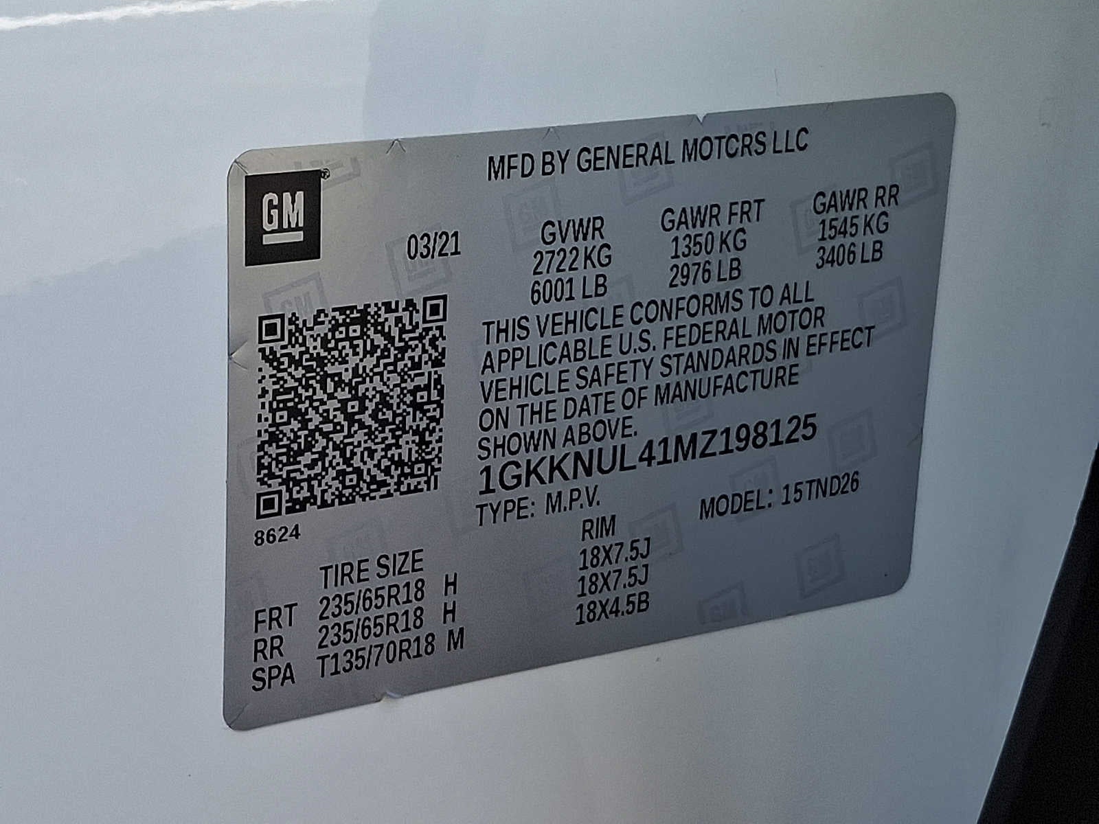 2021 GMC Acadia SLT