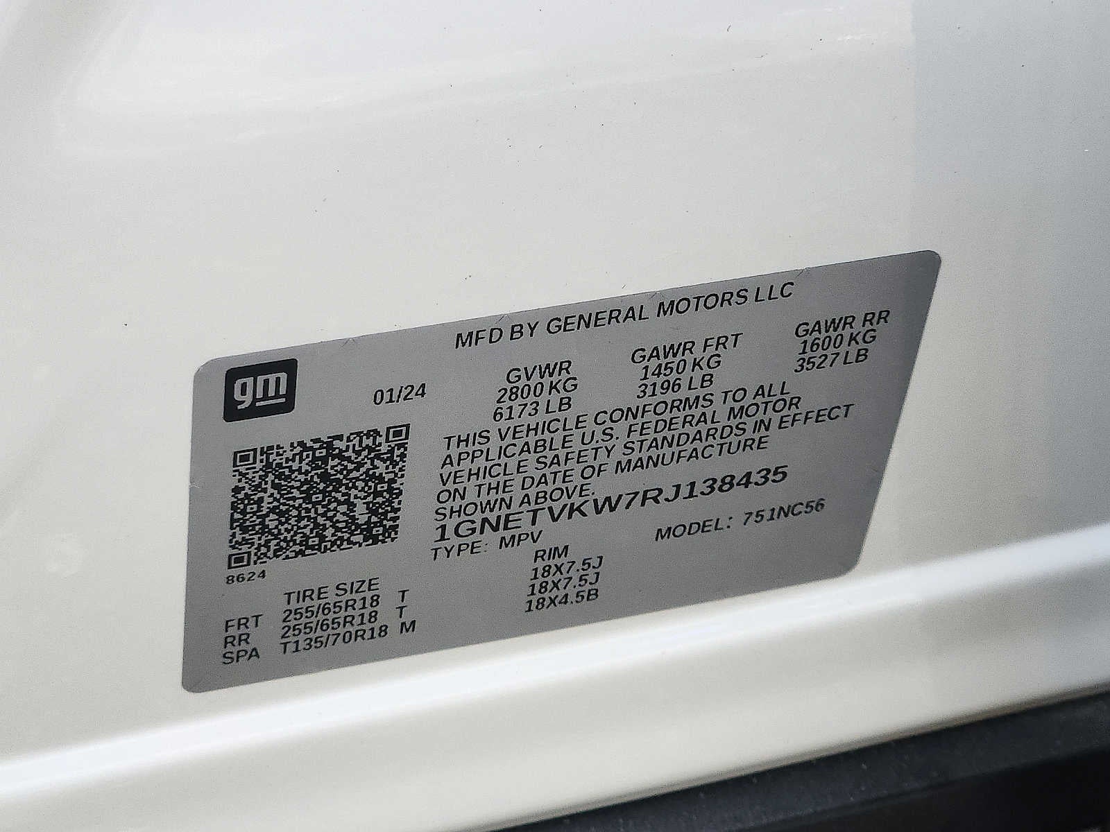 2024 Chevrolet Traverse Limited LT Cloth