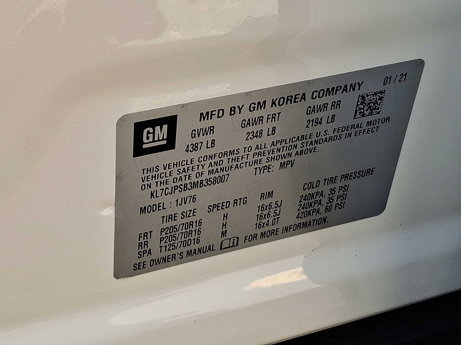 2021 Chevrolet Trax LT