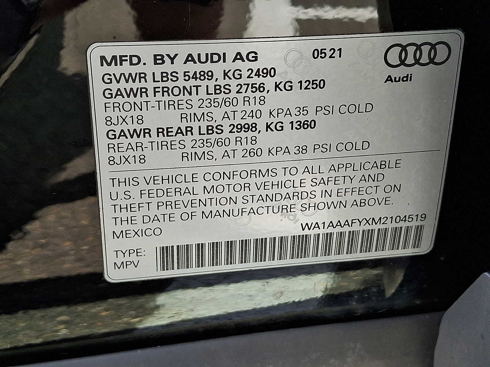 2021 Audi Q5 Premium