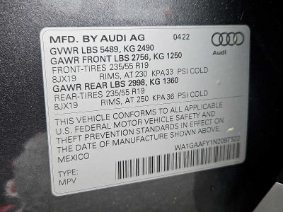 2022 Audi Q5 S line Premium