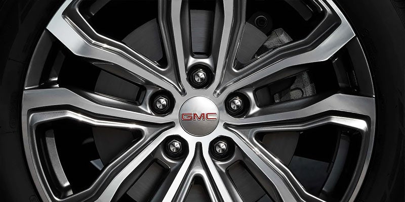 gmc terrain wheel and brake view