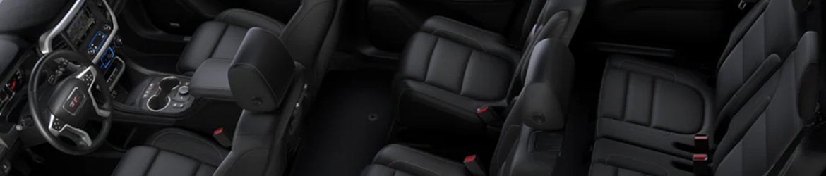 gmc acadia interior view