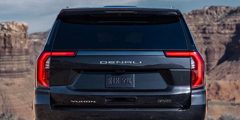 yukon denali rear-end view