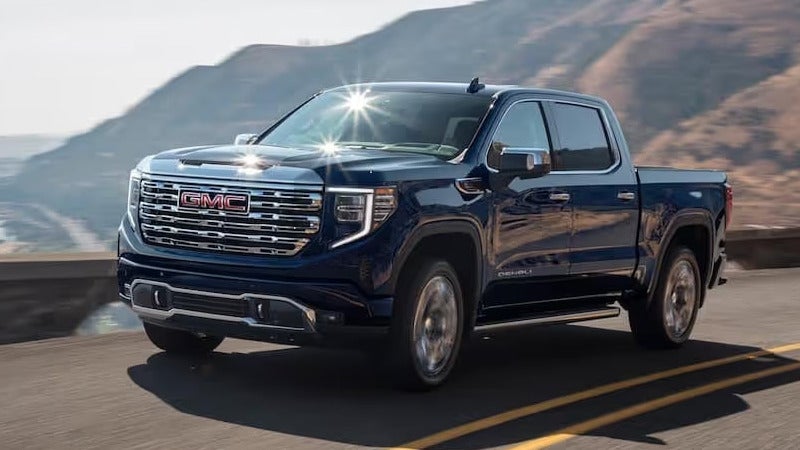2022 GMC Sierra 1500 Denali on the road