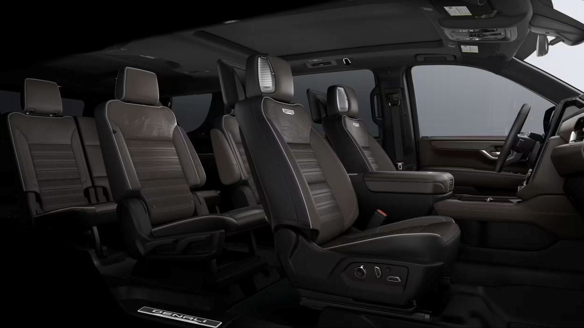 Spacious interior cargo area of the 2026 GMC Yukon XL